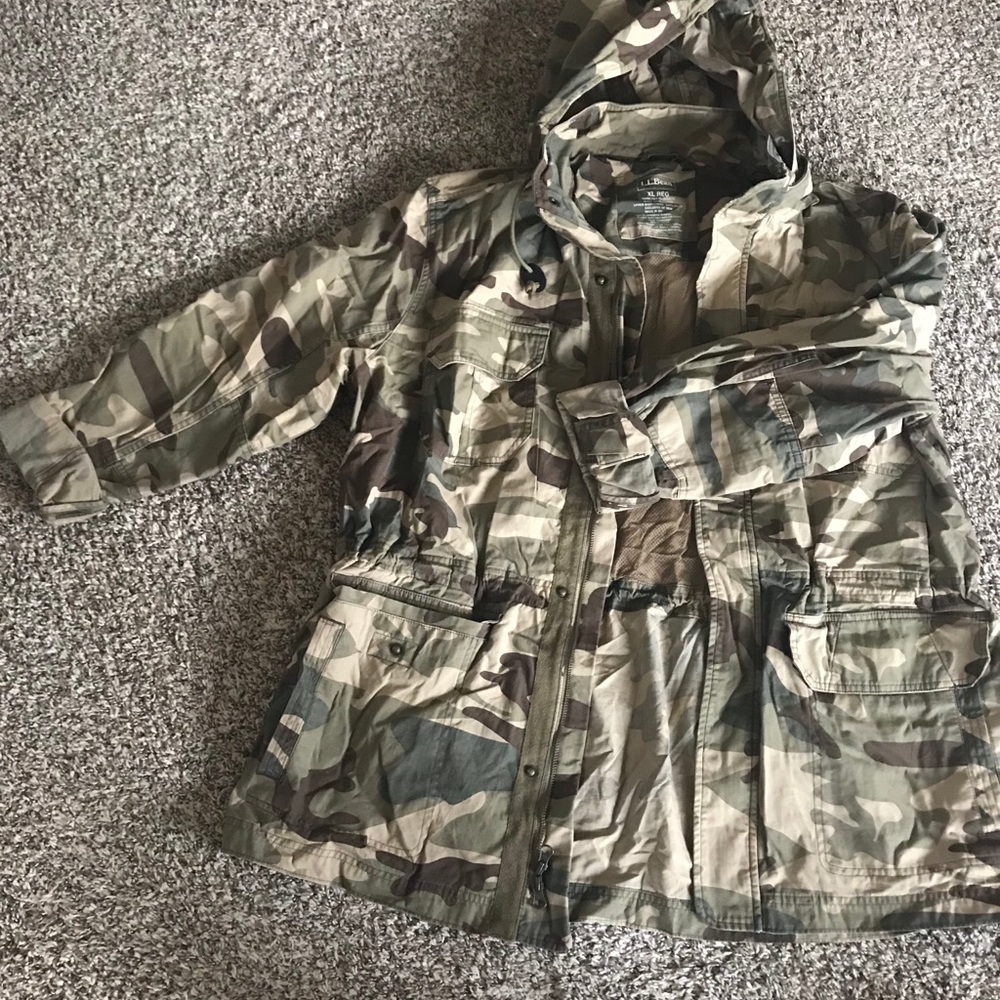 L. L. Bean Camouflage Jacket